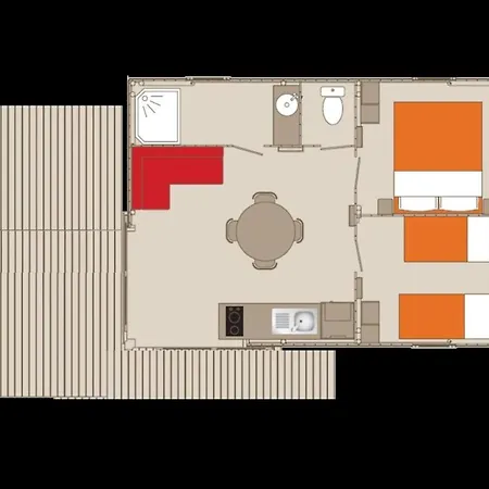 Zecamping 3 Etoiles Avec Piscine Bar Et Restaurant En Bord De Ruisseau Ferienhaus *