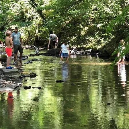Ferienhaus Zecamping 3 Etoiles Avec Piscine Bar Et Restaurant En Bord De Ruisseau